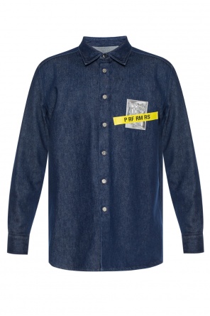 Denim shirt with appliqués, zdjęcie 1 Denim shirt with appliqués od Raf Simons
